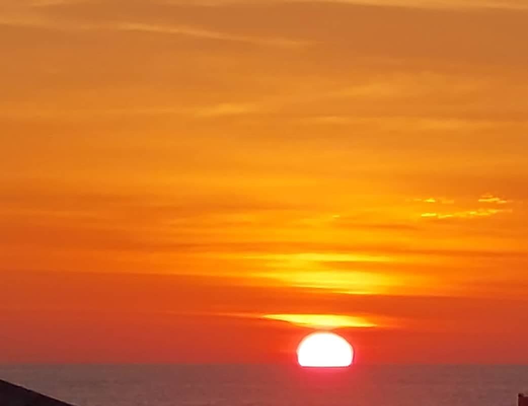 Sunset photography spot in the Namib dunes near Langstrand